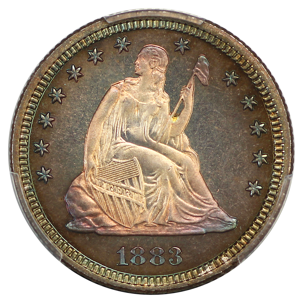image for: 1883 25c PCGS PR68