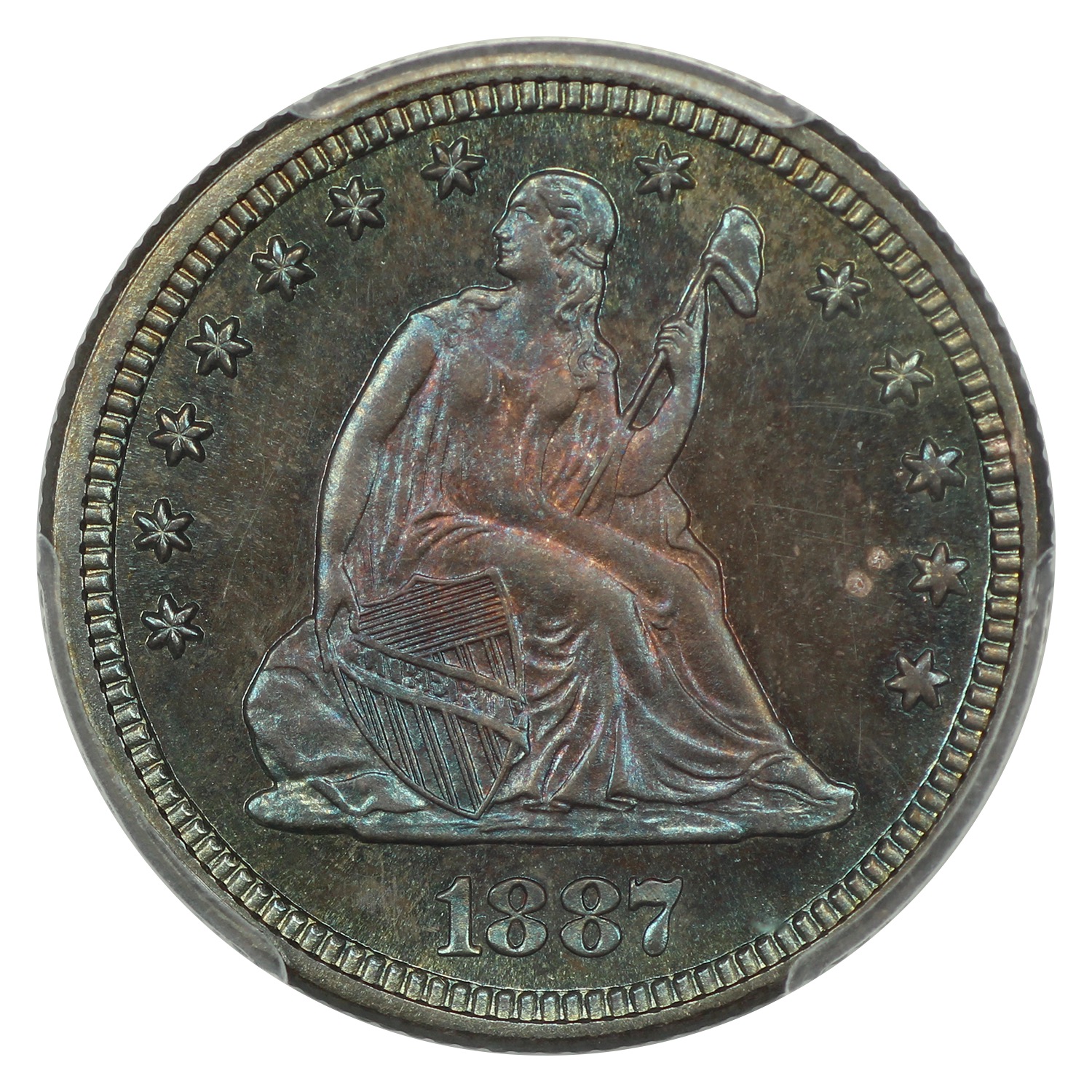 thumbnail for: 1887 25c PCGS PR66