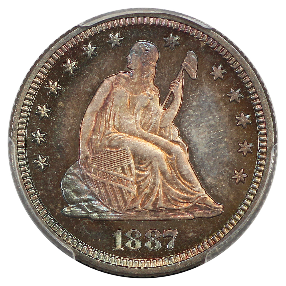 image for: 1887 25c PCGS PR67