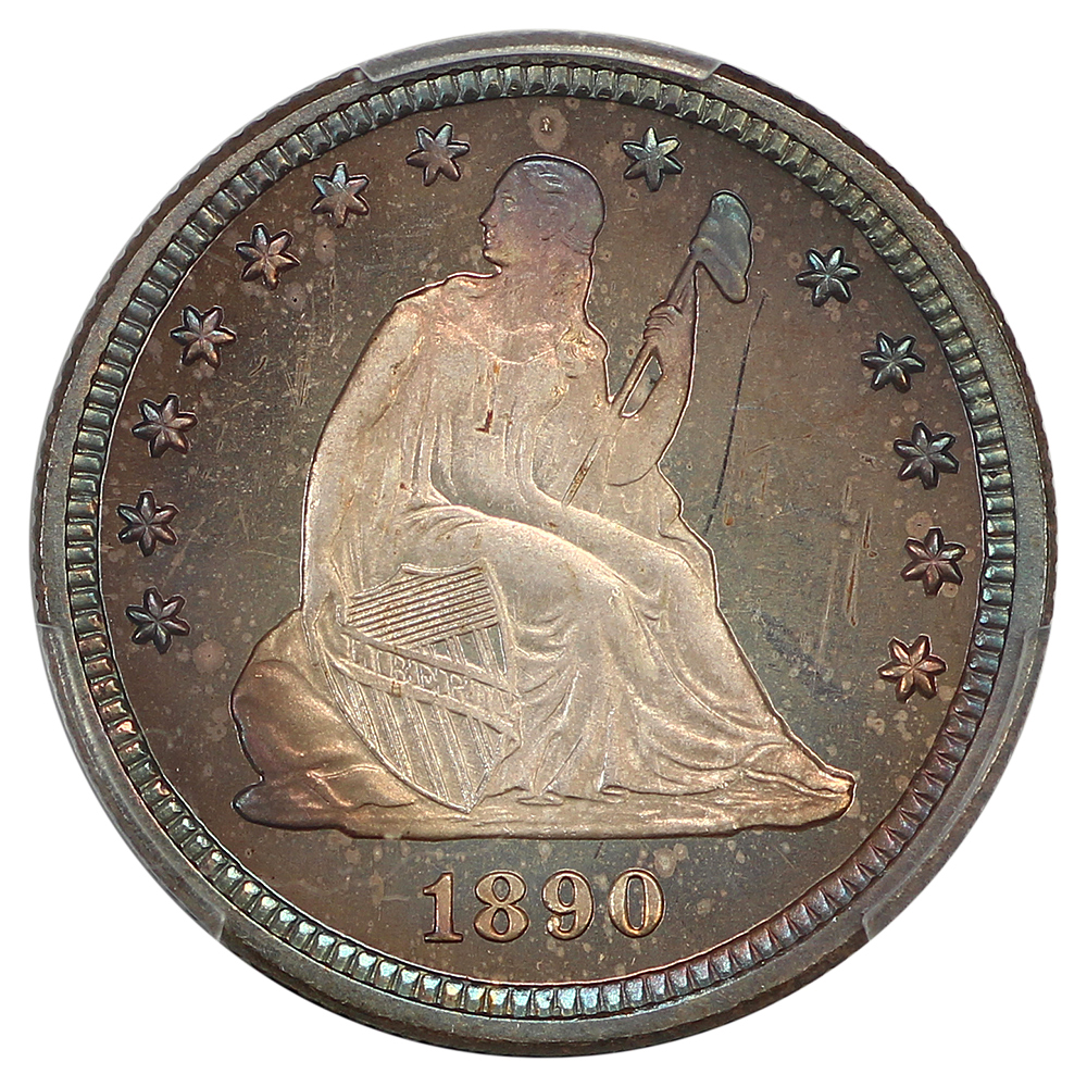 image for: 1890 25c PCGS PR67 CAM
