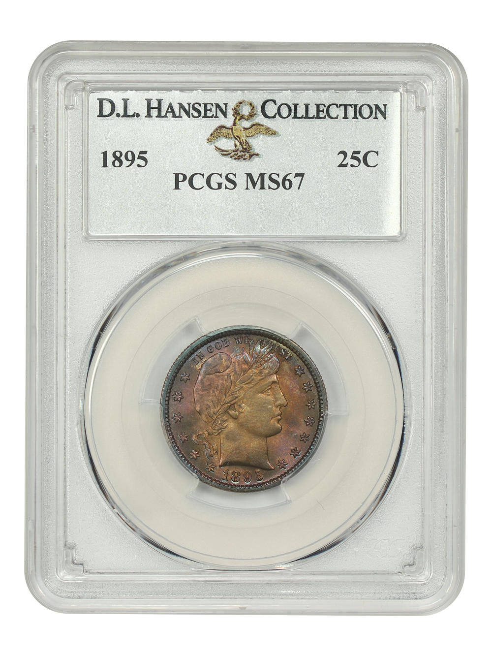 image for: 1895 25c PCGS MS67