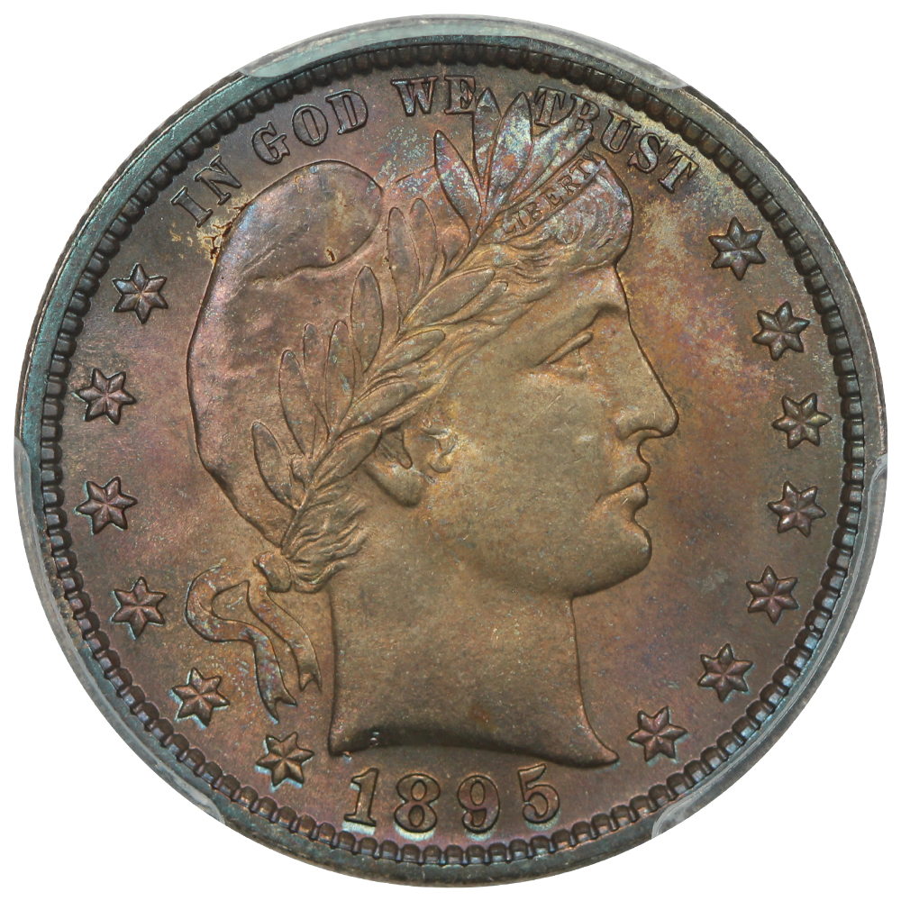 image for: 1895 25c PCGS MS67