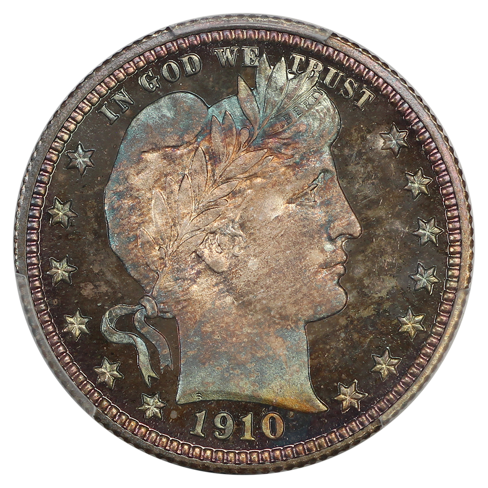 image for: 1910 25c PCGS PR68
