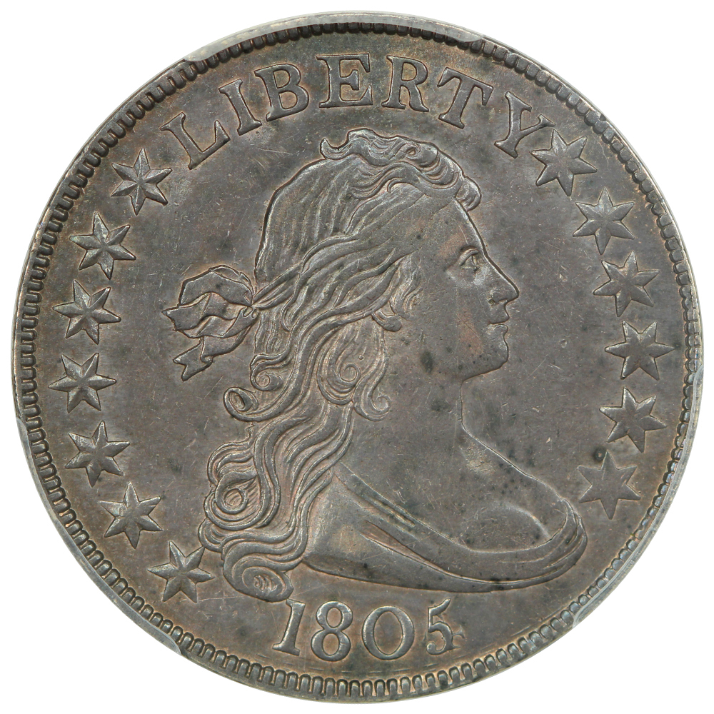 image for: 1805/4 50c PCGS AU55
