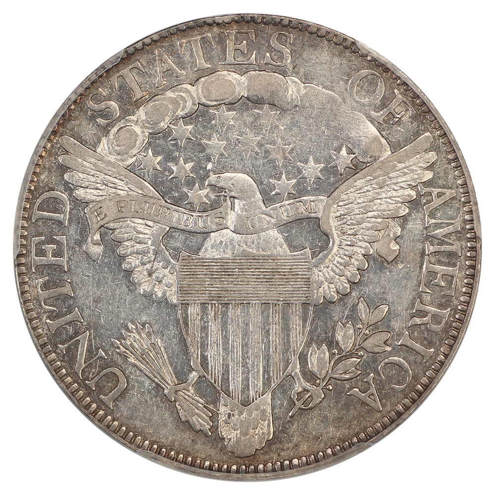 image for: 1806 Knob 6, Small Stars, O-106 50c PCGS AU53