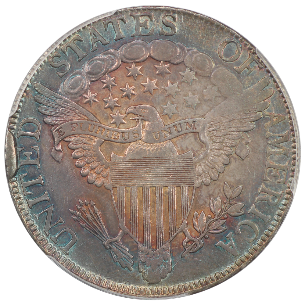 image for: 1806 6 over Inverted 6 50c PCGS MS62