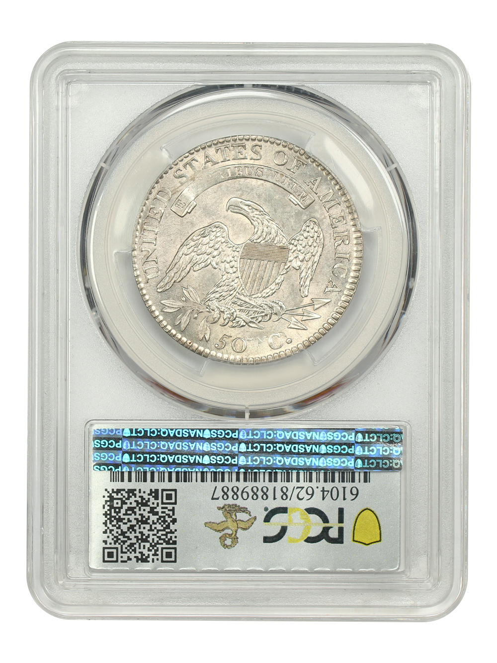 image for: 1813 50C/UNI 50c PCGS MS62