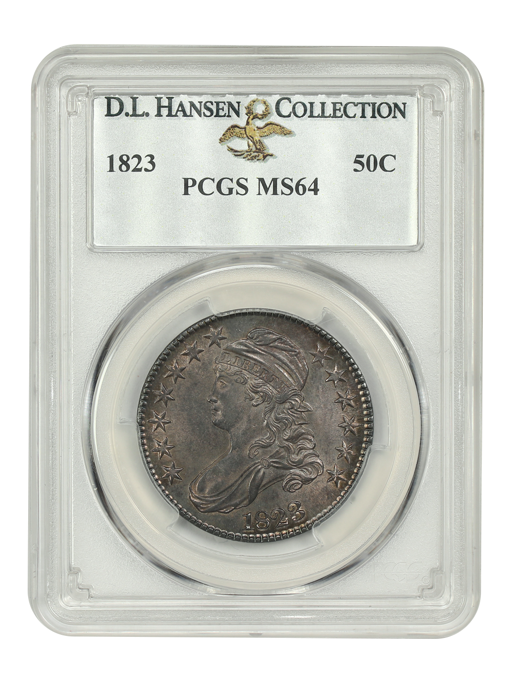 image for: 1823 50c PCGS MS64
