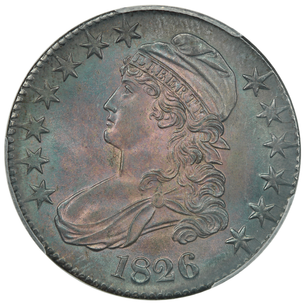 image for: 1826 O-117a 50c PCGS MS65