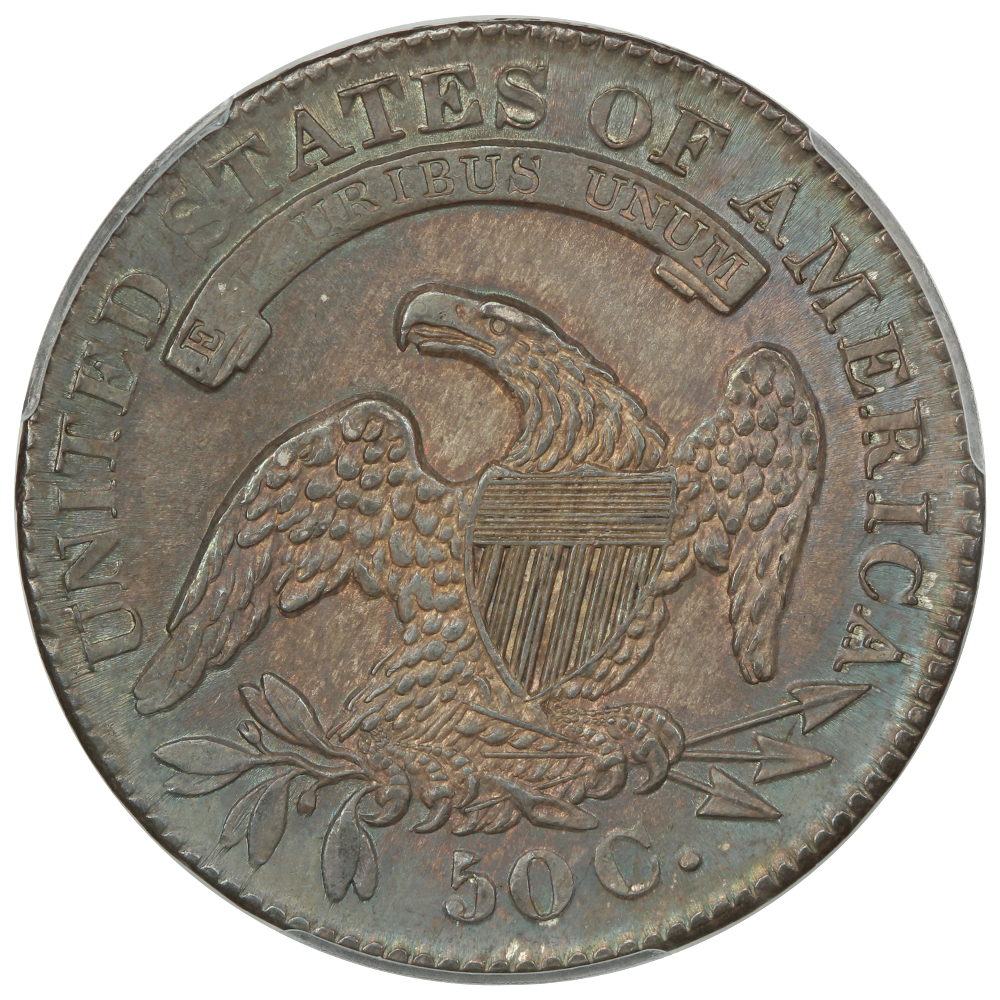 image for: 1832 Small Letters 50c PCGS MS64