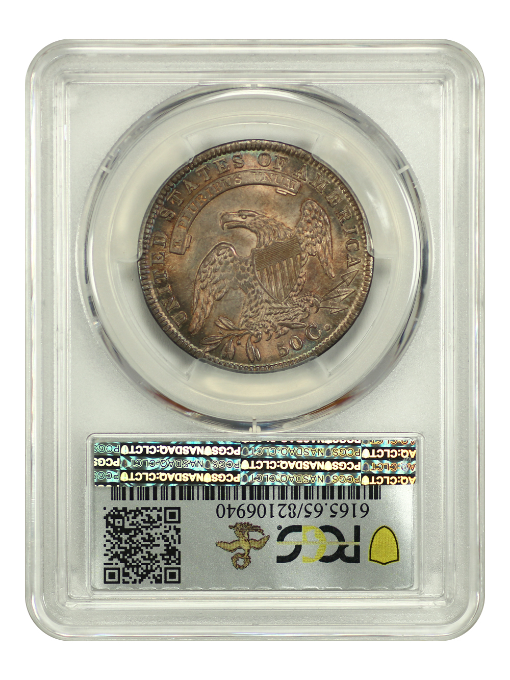 image for: 1834 Large Date, Small Letters 50c PCGS MS65
