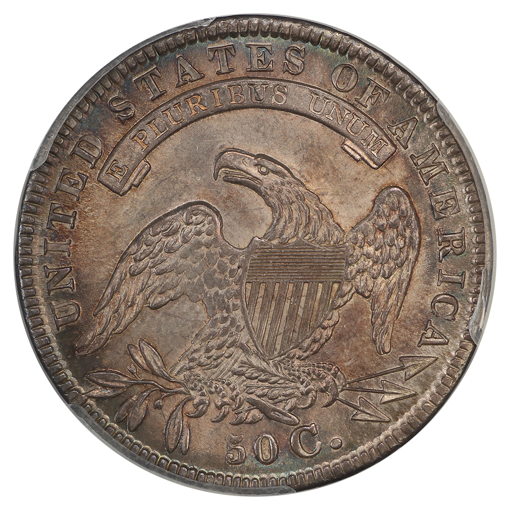 image for: 1834 Large Date, Small Letters 50c PCGS MS65