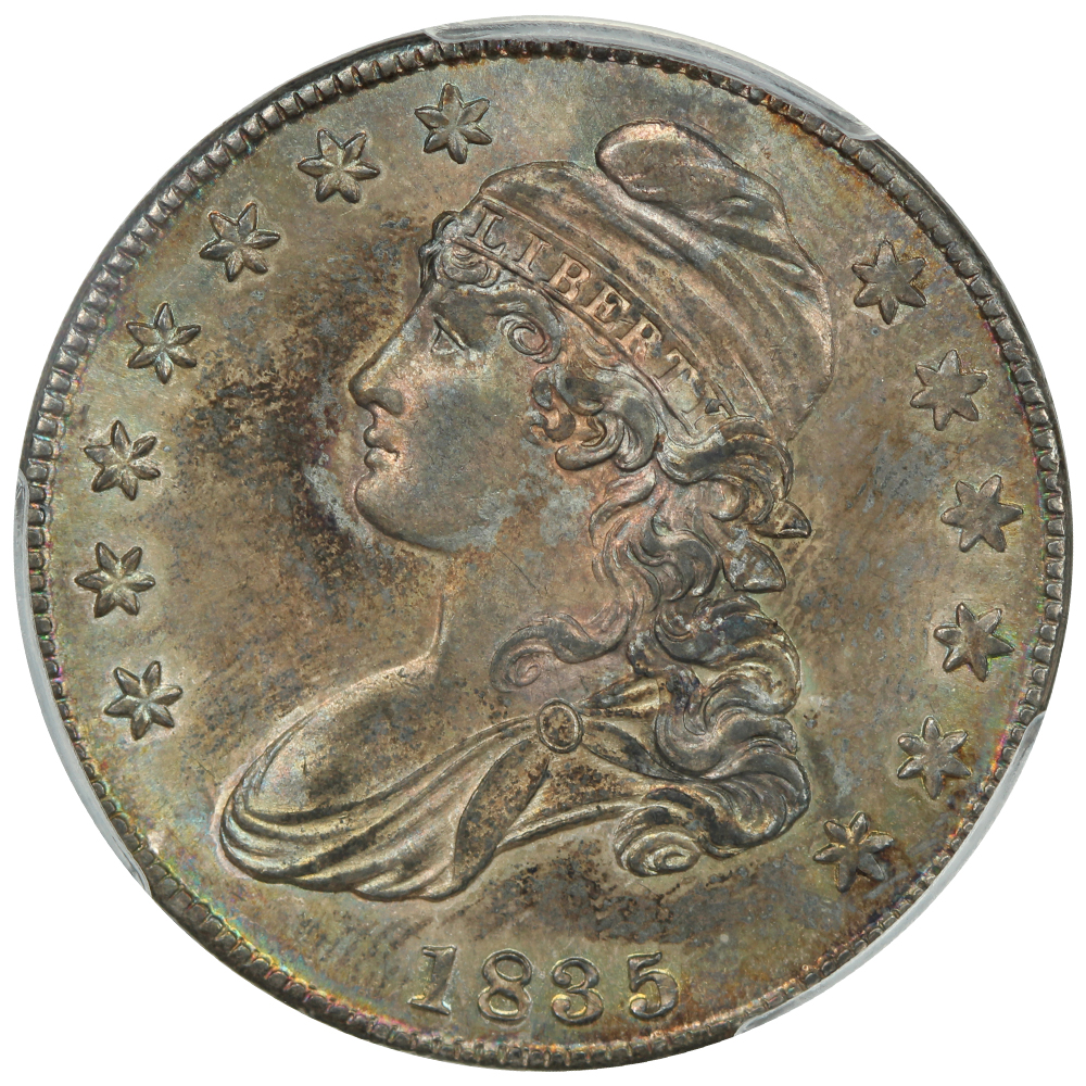 image for: 1835 50c PCGS MS64