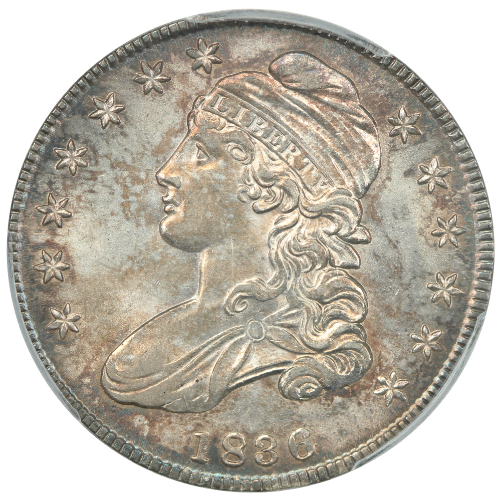 image for: 1836 Lettered Edge 50c PCGS MS64