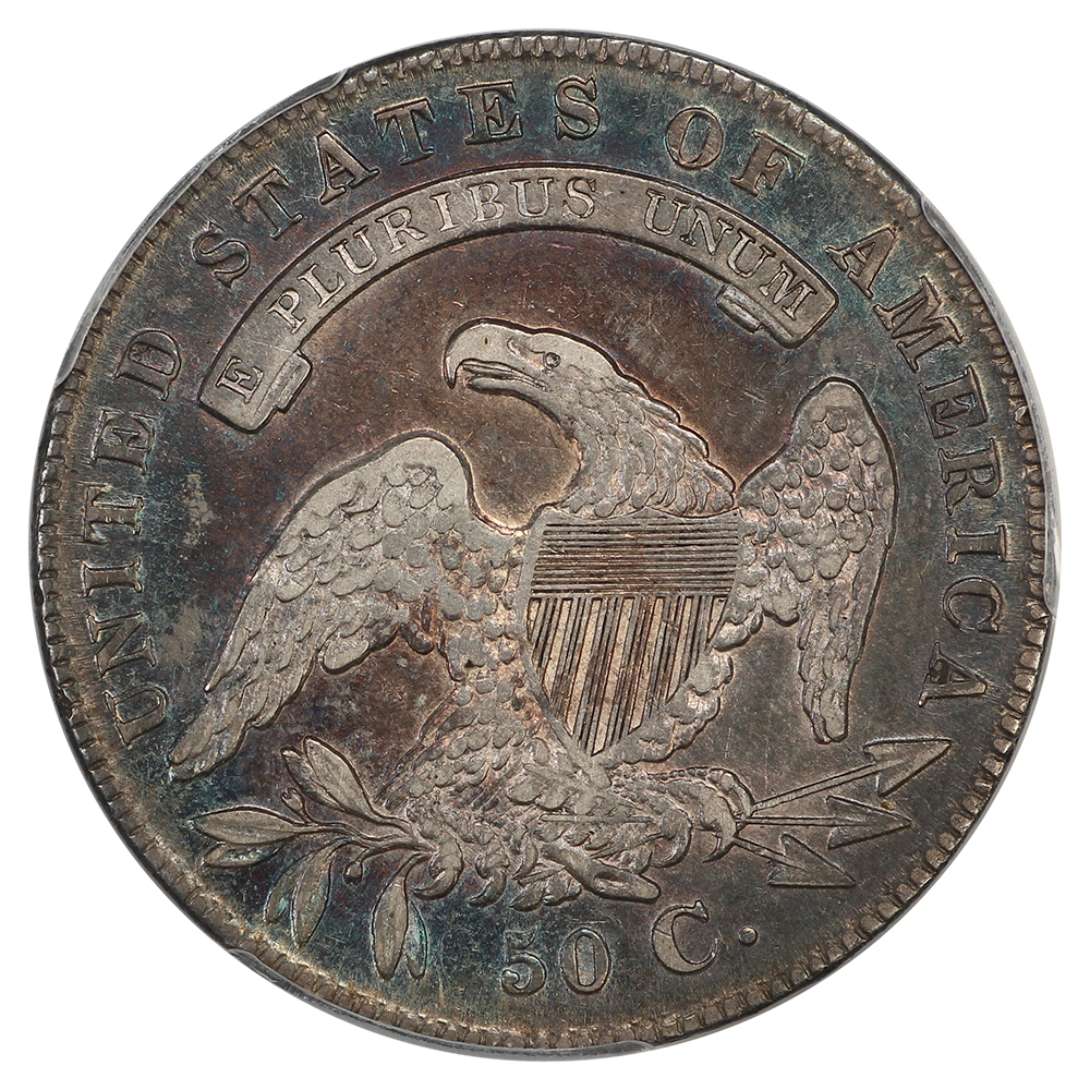 image for: 1836/1336 Lettered Edge, O-108a 50c PCGS AU50