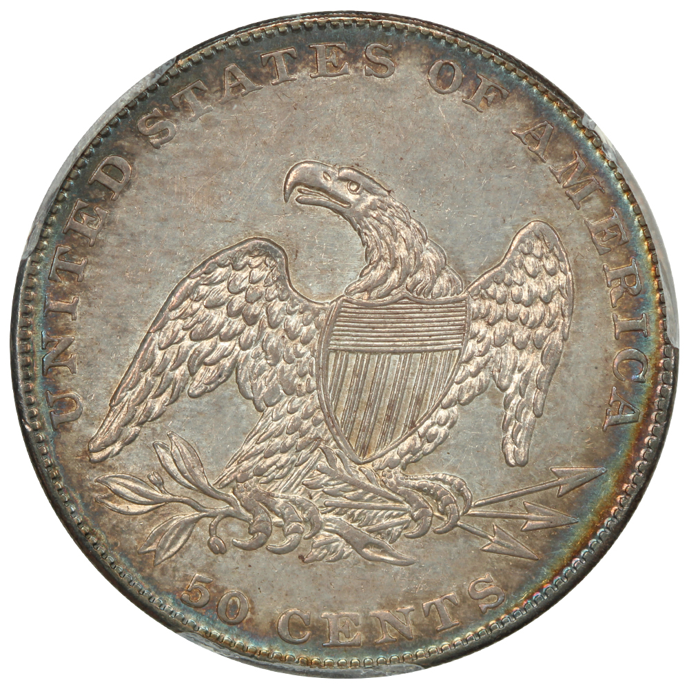 image for: 1836 Reeded Edge 50c PCGS MS63