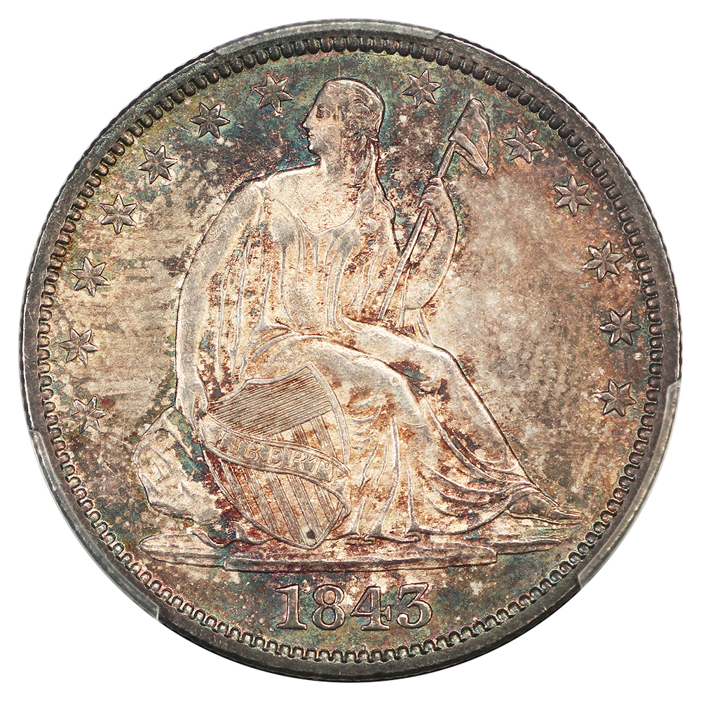 image for: 1843-O 50c PCGS MS63