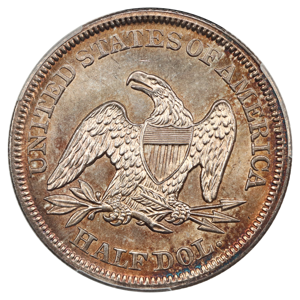 image for: 1851 50c PCGS MS65