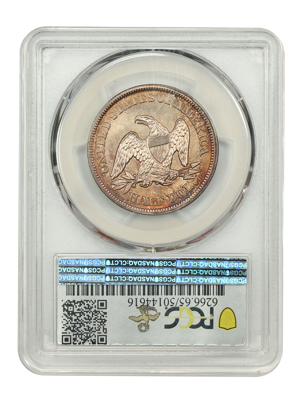 image for: 1851 50c PCGS MS65