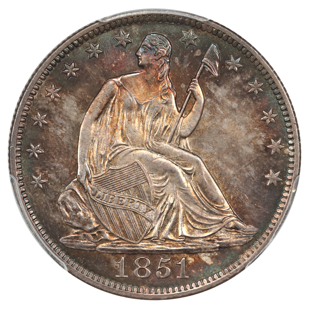 image for: 1851-O 50c PCGS MS65