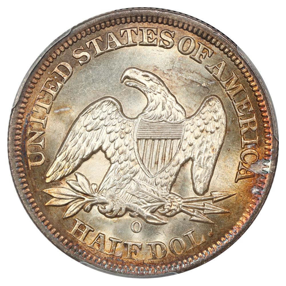 image for: 1854-O Arrows 50c PCGS MS66