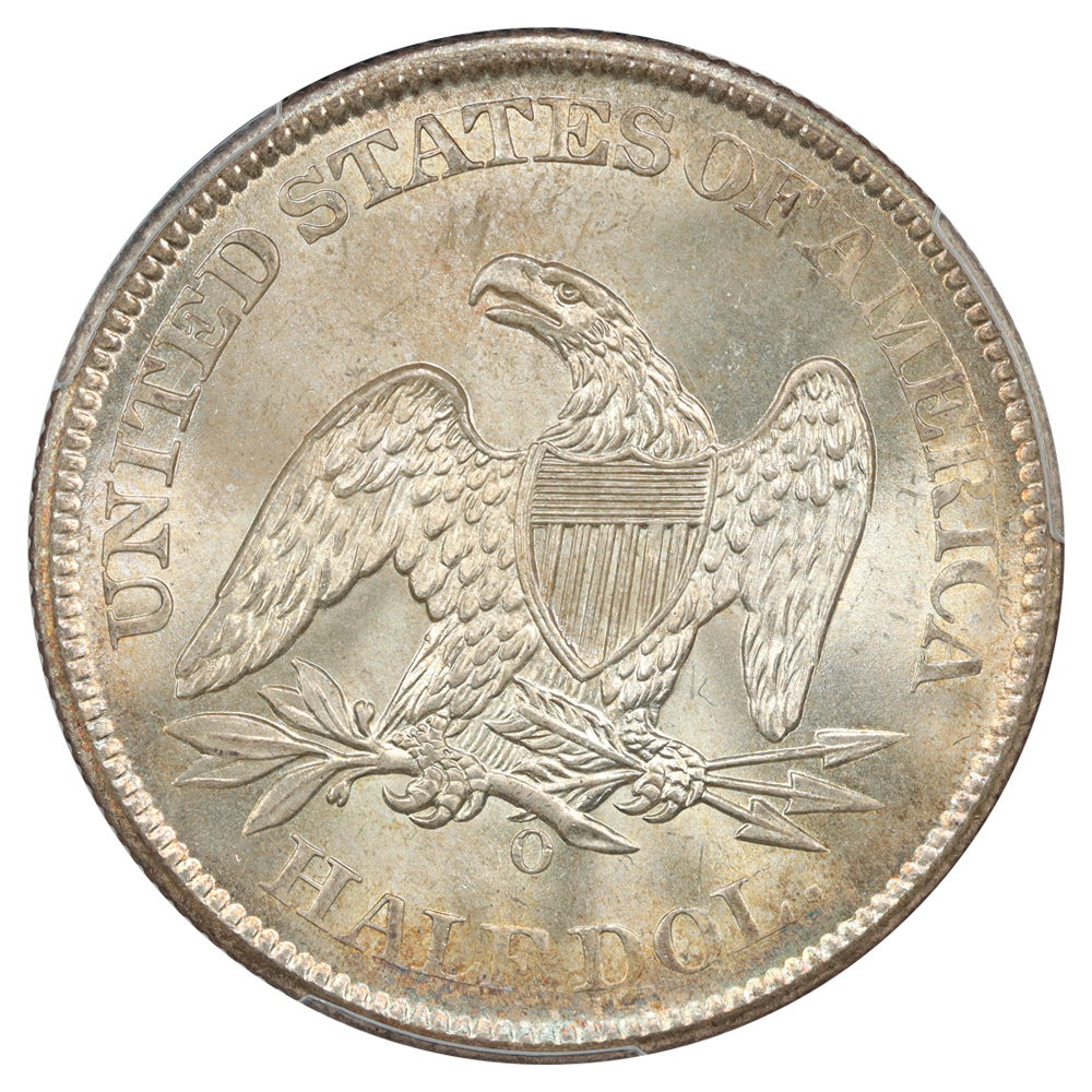 image for: 1860-O 50c PCGS MS66