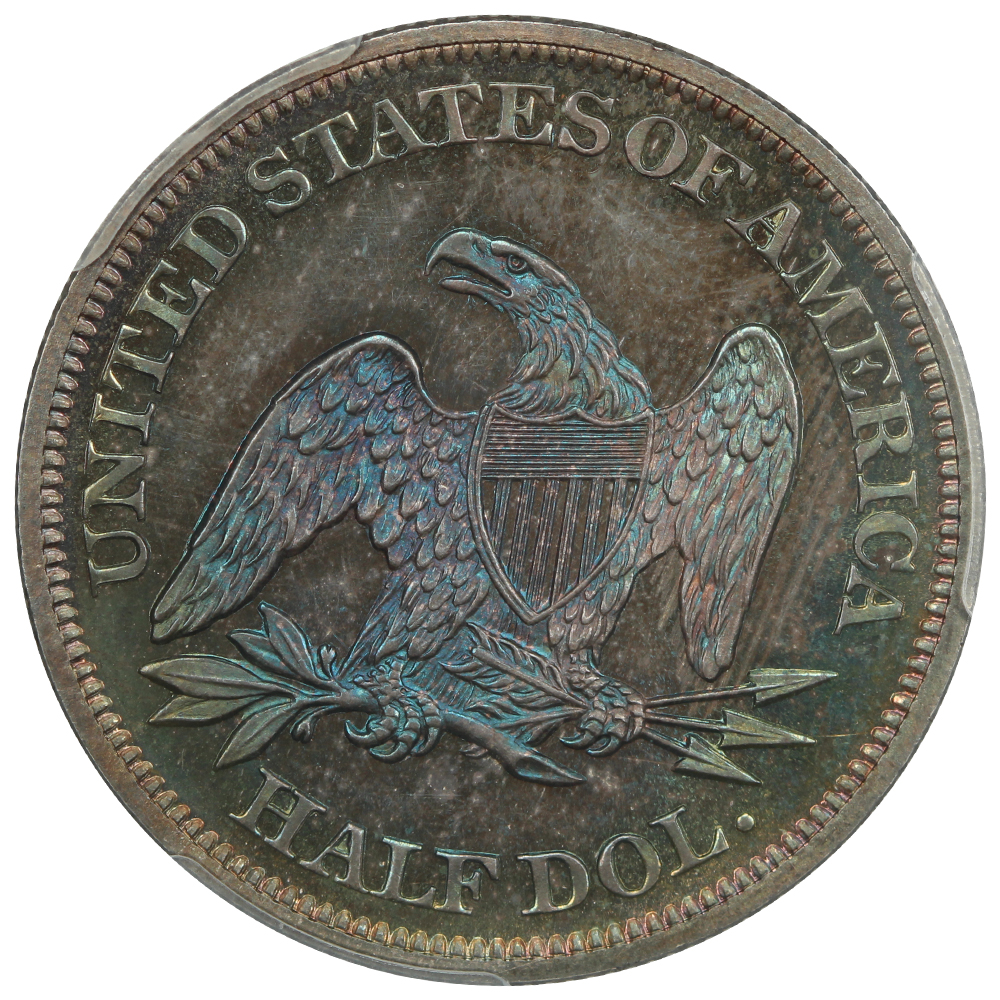 thumbnail for: 1860 50c PCGS PR66