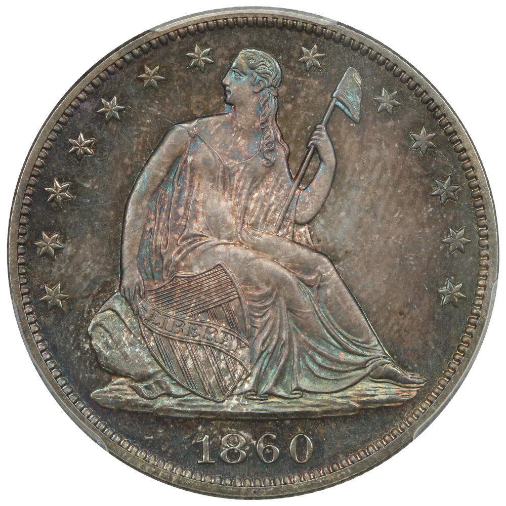 thumbnail for: 1860 50c PCGS PR66