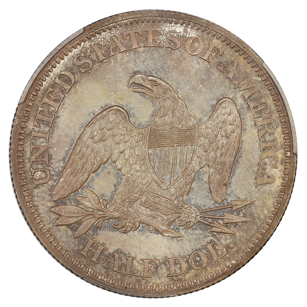 image for: 1862 50c PCGS PR64