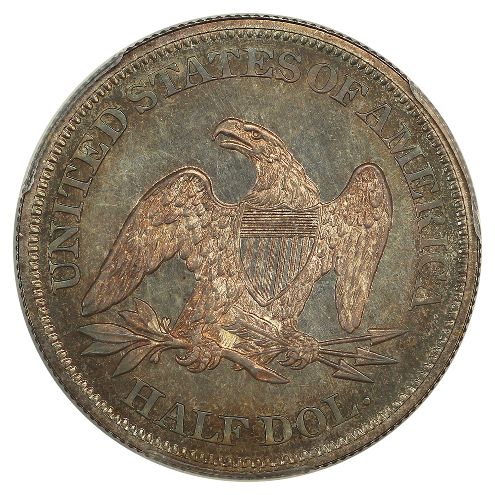 thumbnail for: 1862 50c PCGS PR65