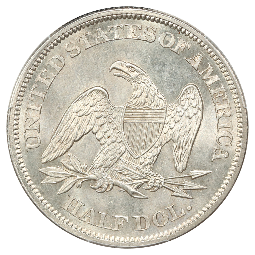 image for: 1863 50c PCGS MS65