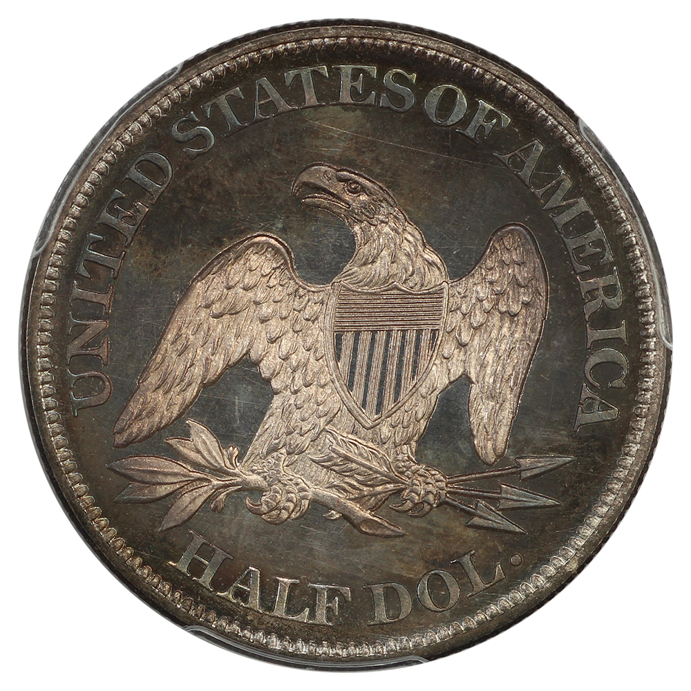 image for: 1863 50c PCGS PR66