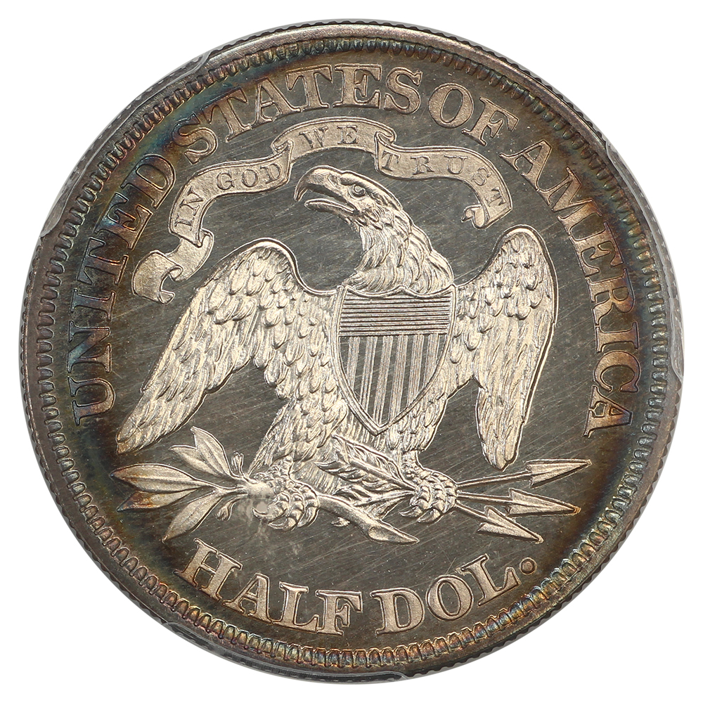 image for: 1866 Motto 50c PCGS PR66 CAM