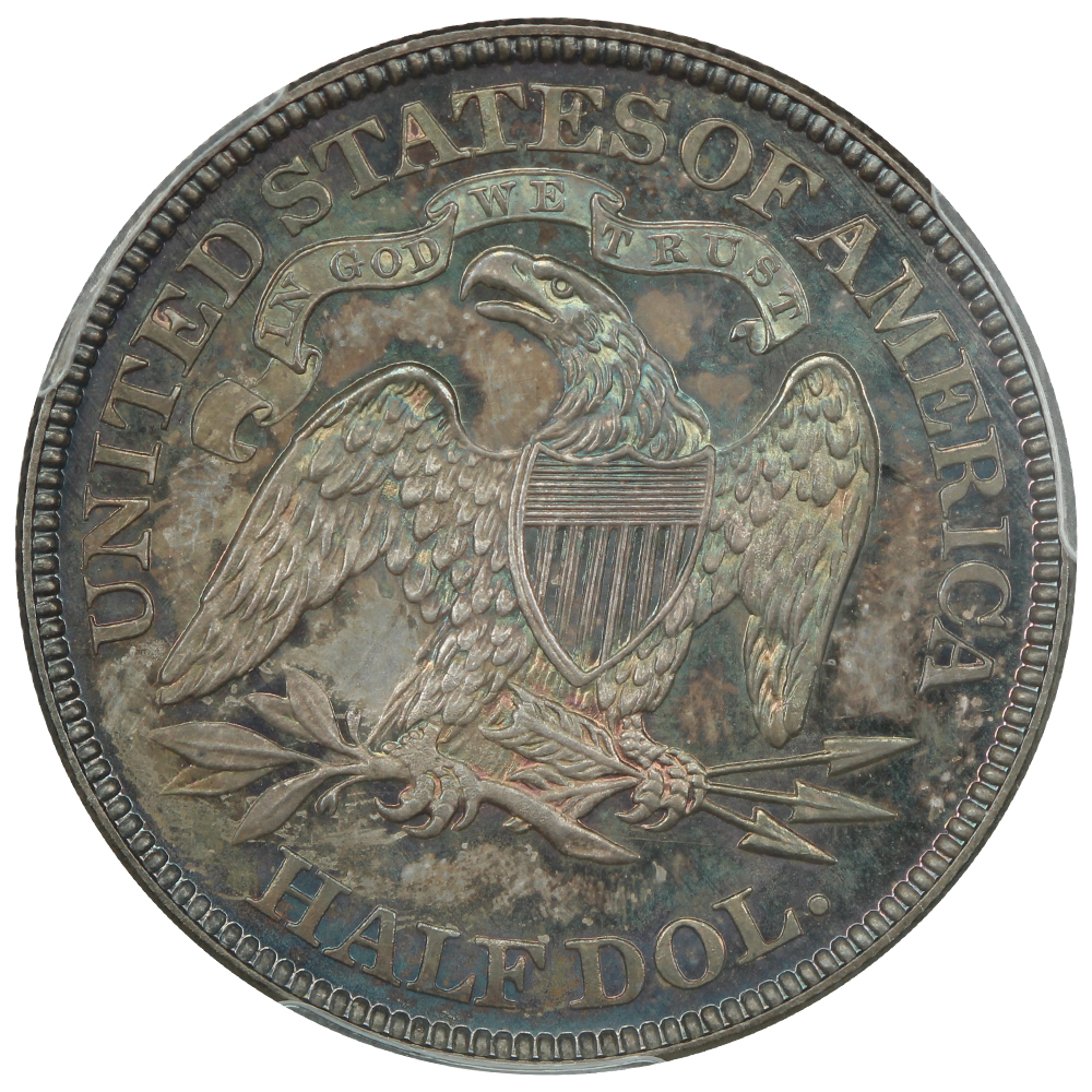 image for: 1871 50c PCGS PR66