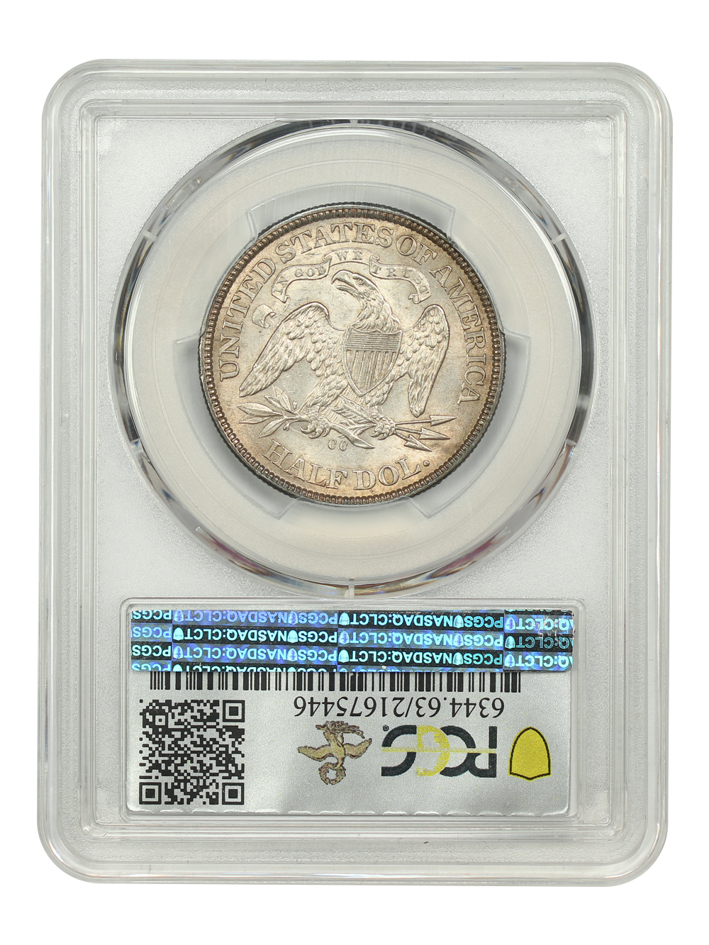 image for: 1873-CC Arrows 50c PCGS MS63