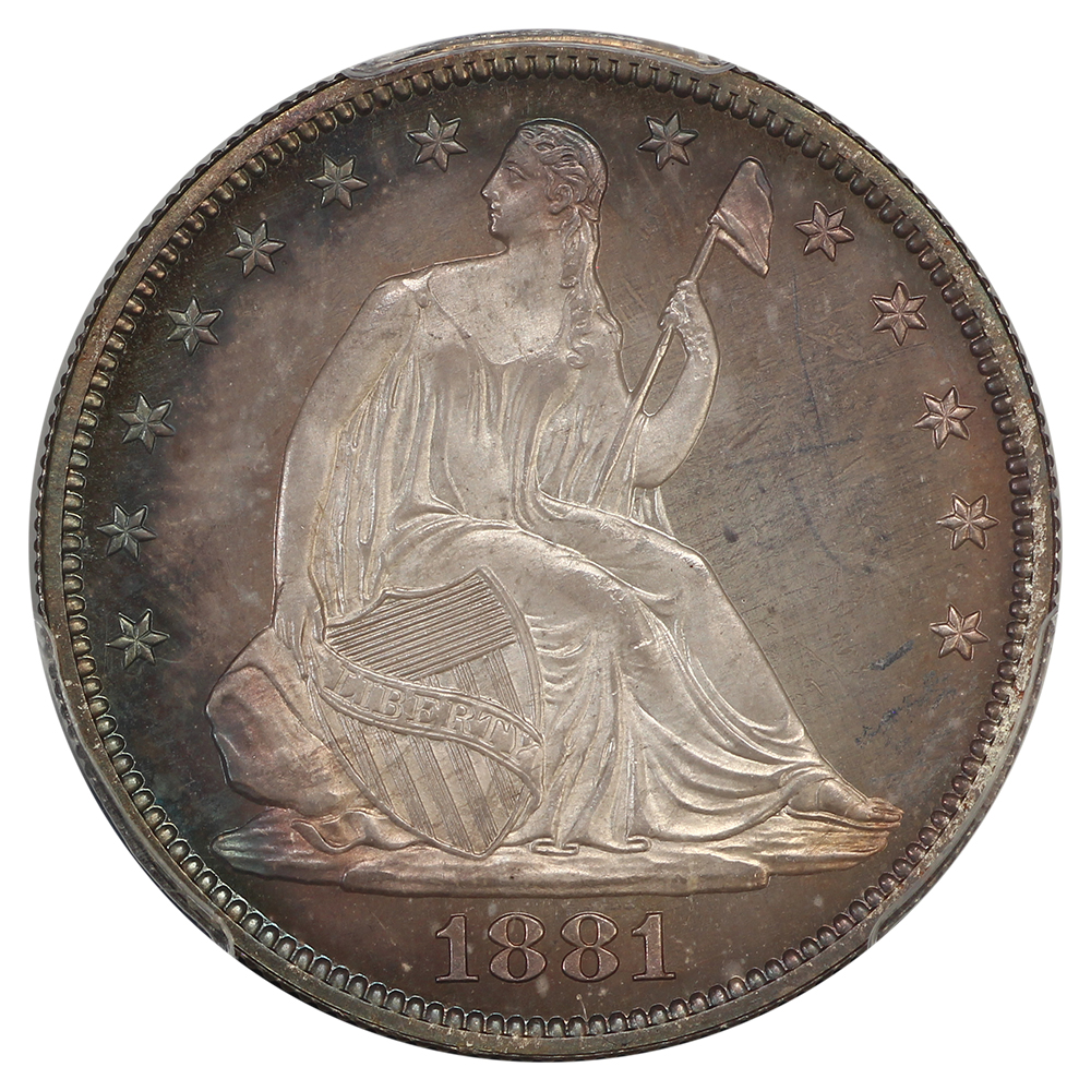 image for: 1881 50c PCGS PR67