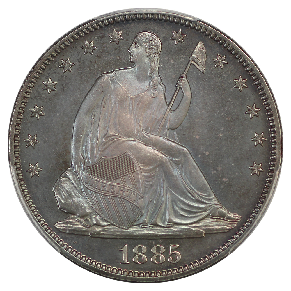 thumbnail for: 1885 50c PCGS PR66