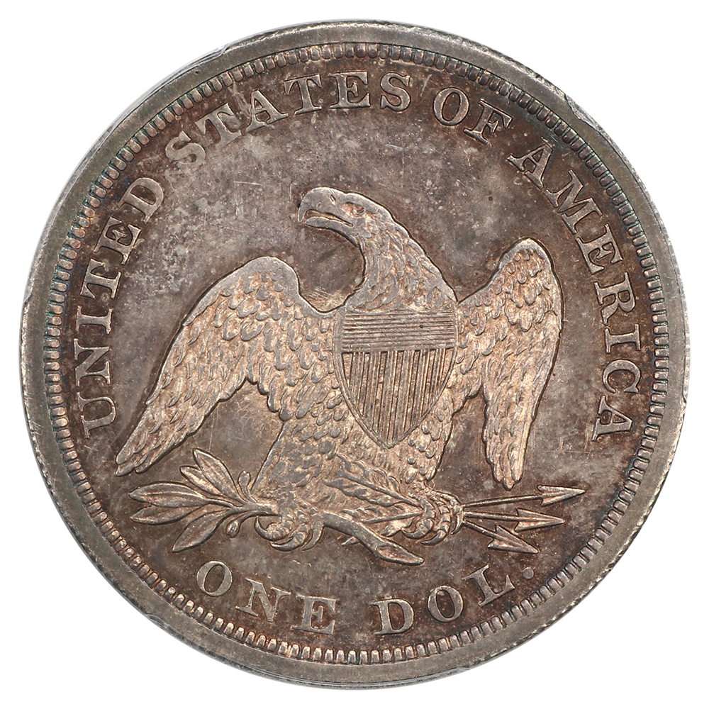 image for: 1844 $1  PCGS MS64