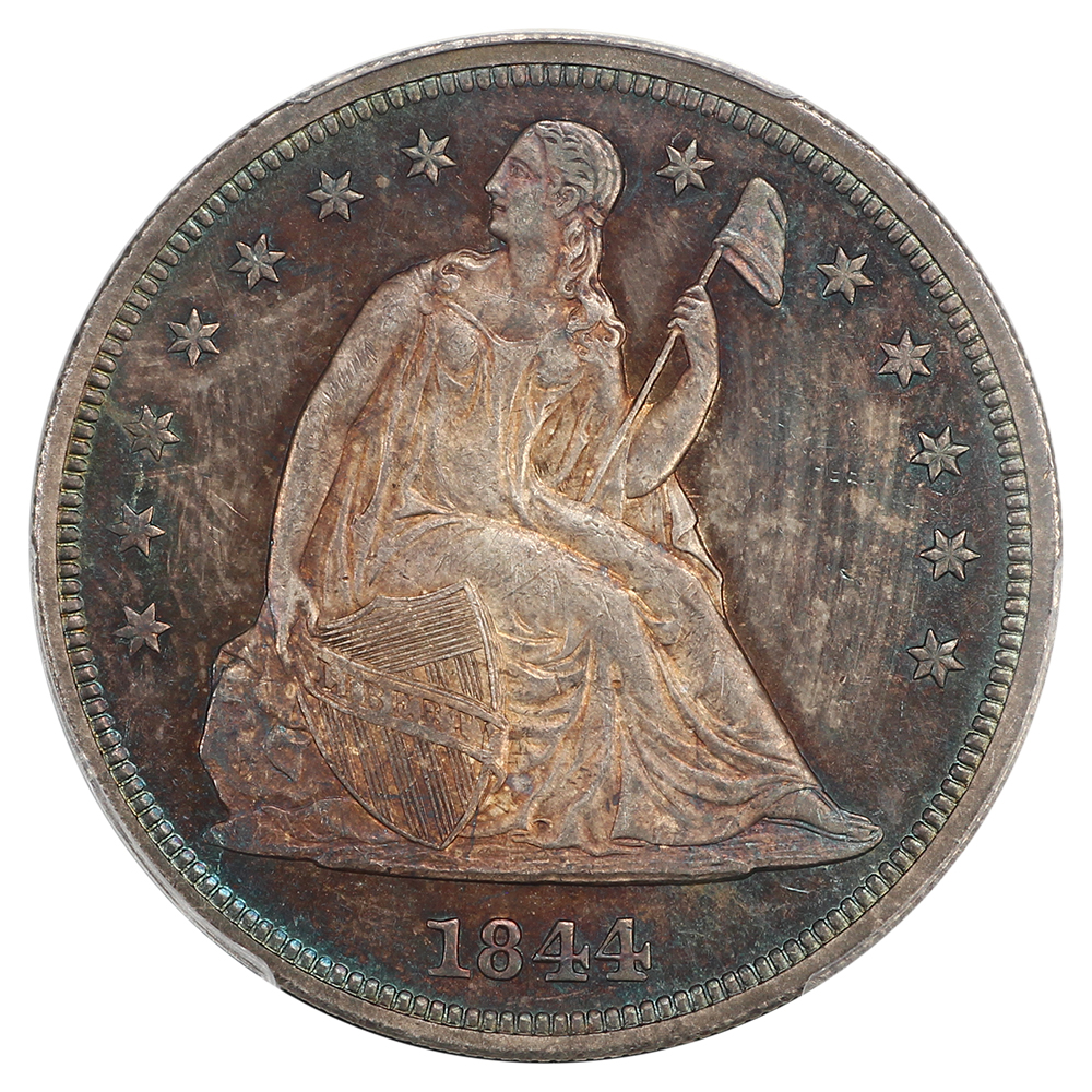 image for: 1844 $1  PCGS MS64