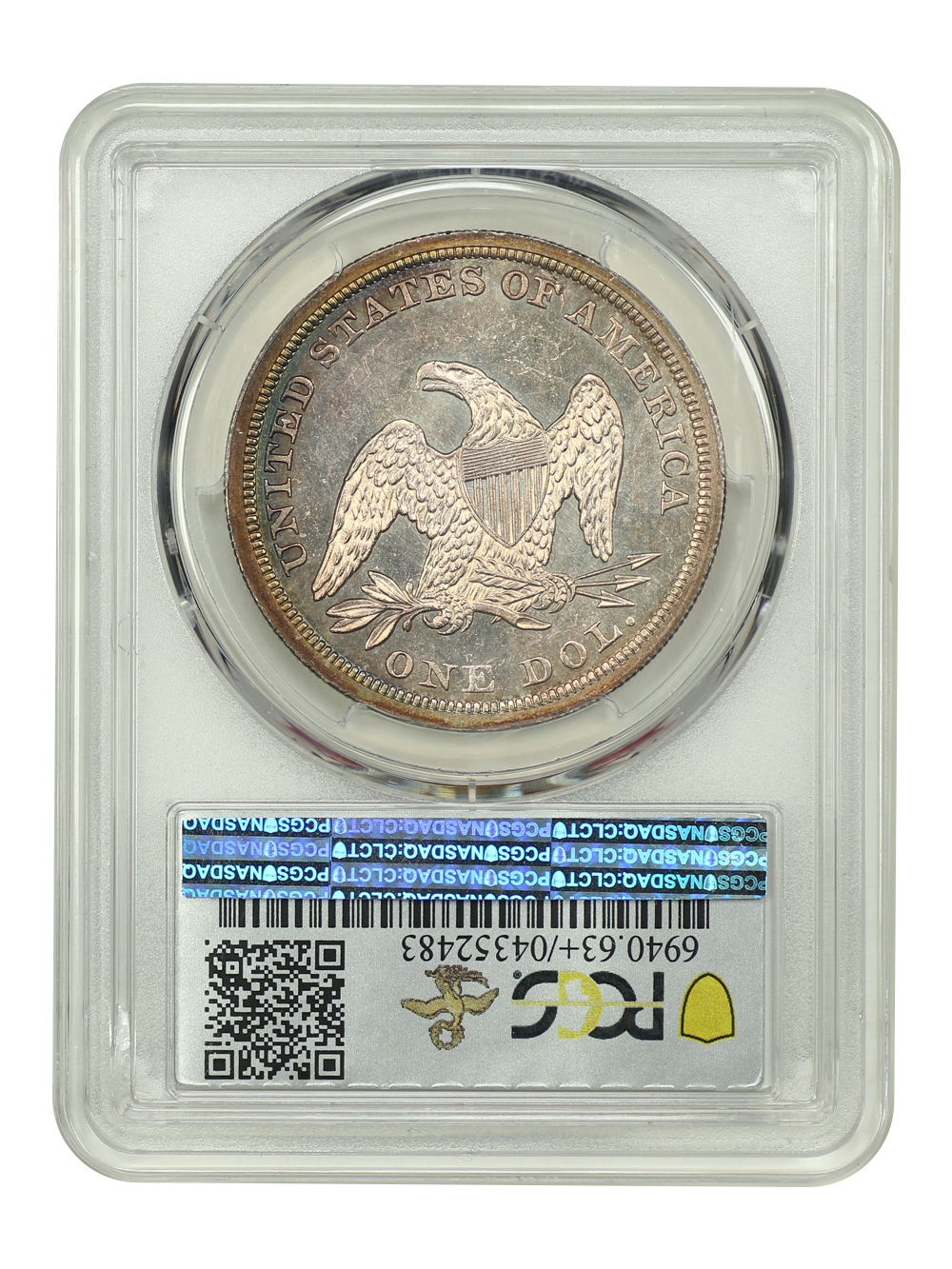 image for: 1852 Original $1  PCGS MS63