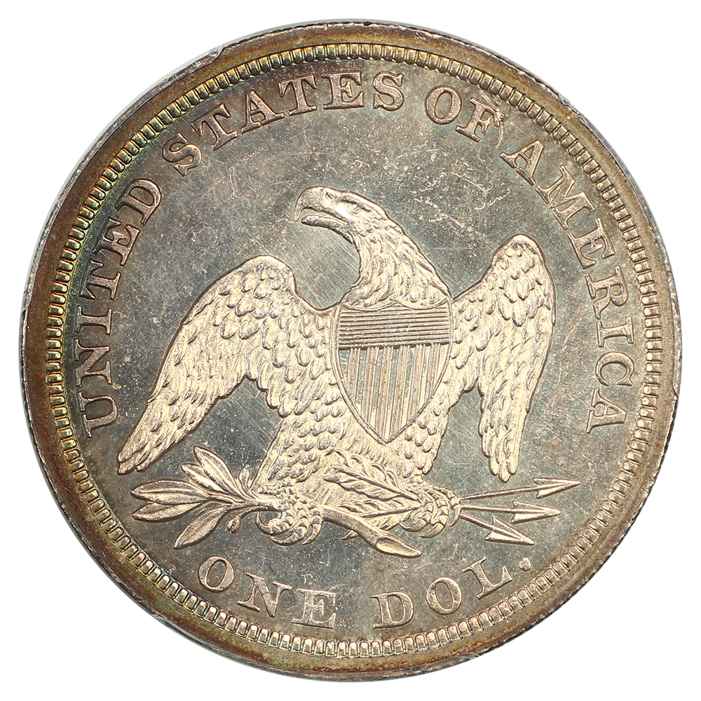 image for: 1852 Original $1  PCGS MS63