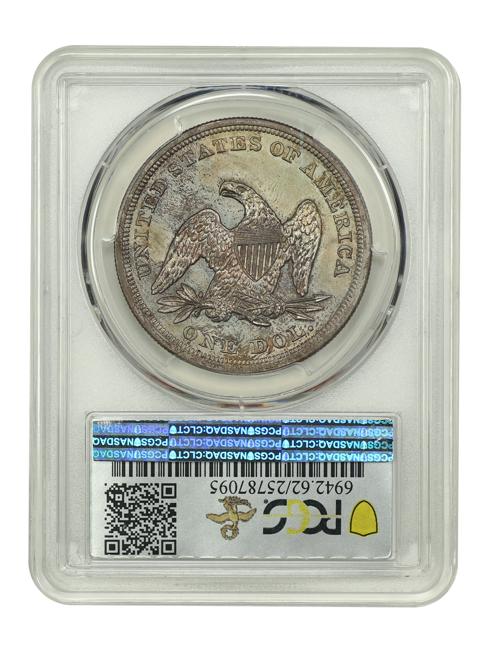 image for: 1854 $1 PCGS MS62
