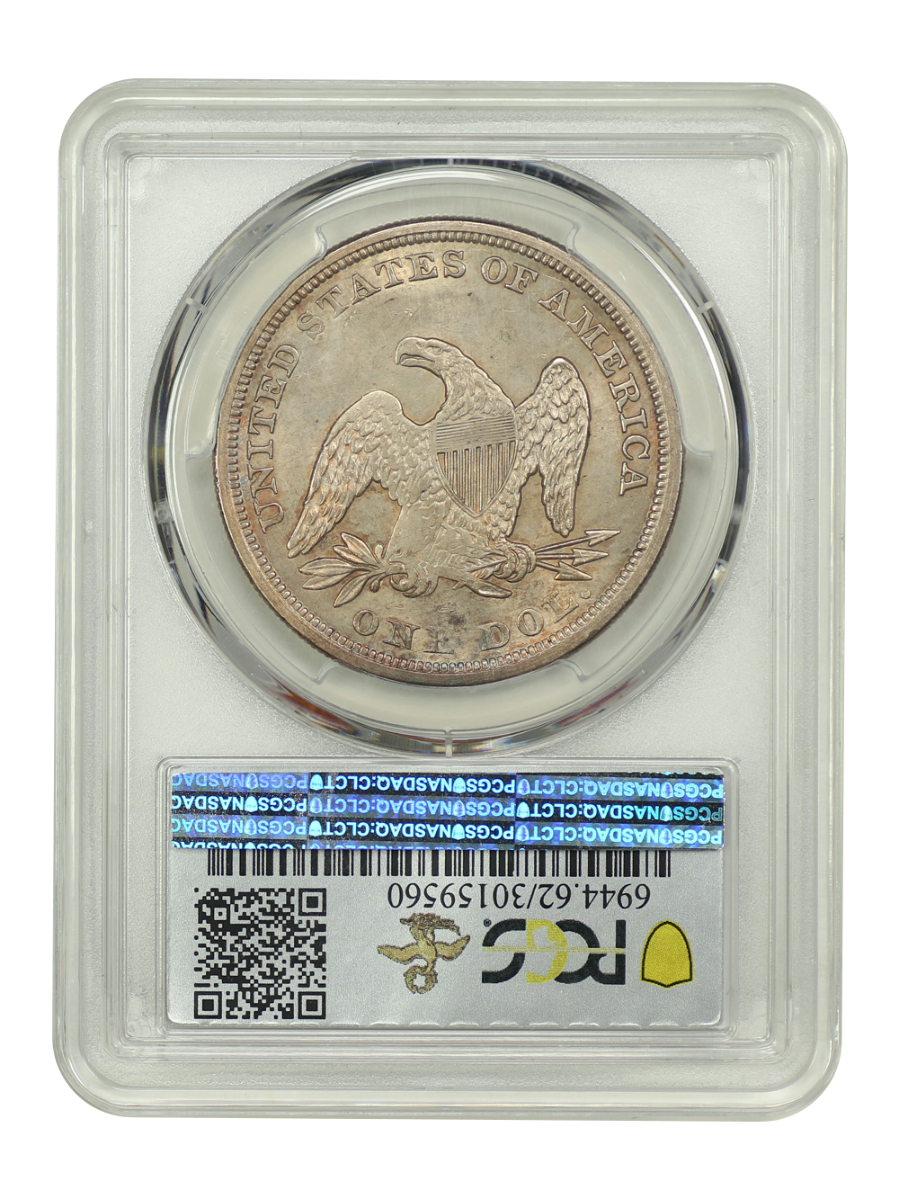 image for: 1856 $1  PCGS MS62
