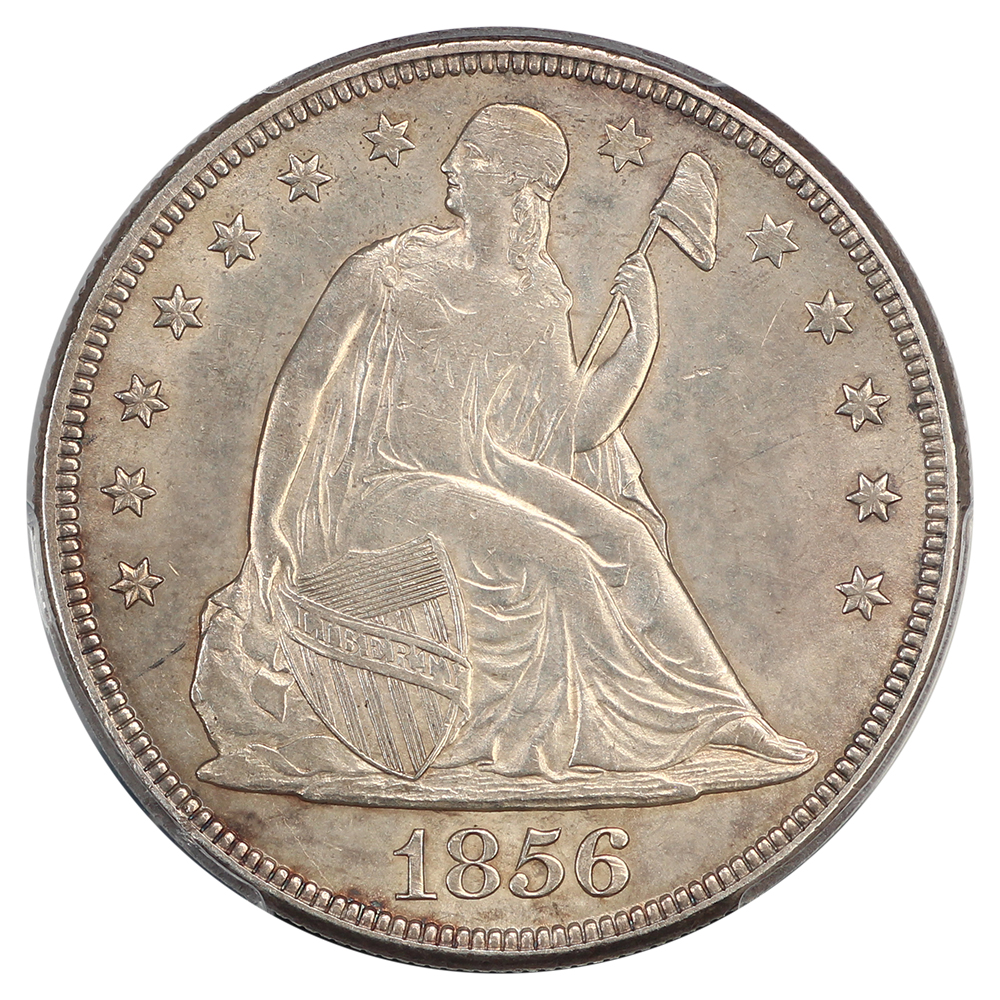 image for: 1856 $1  PCGS MS62