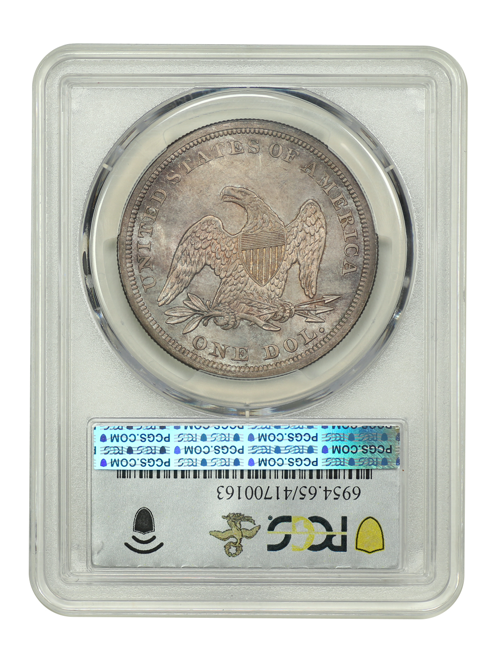 image for: 1864 $1  PCGS MS65