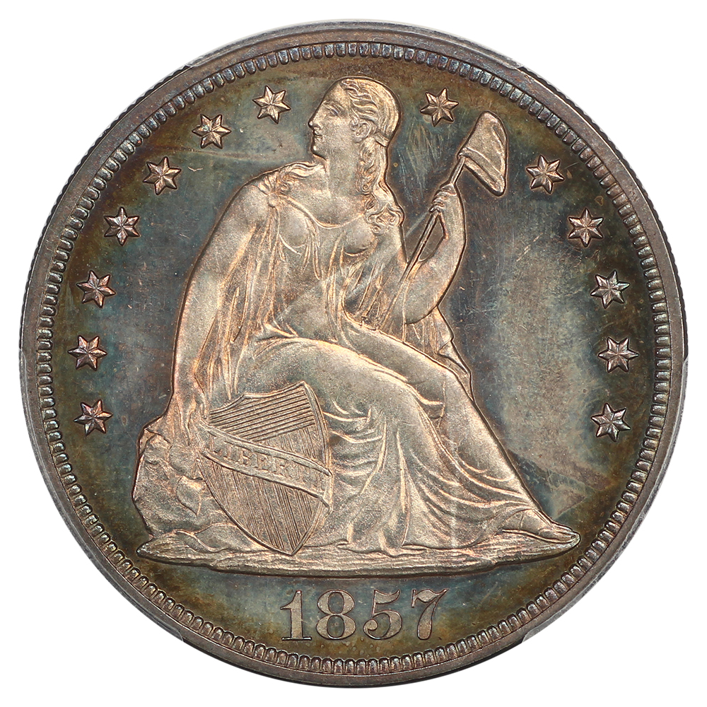 image for: 1857 $1 PCGS PR64