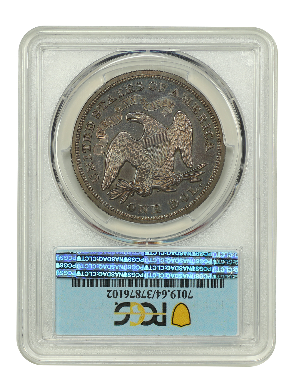 image for: 1871 $1 PCGS PR64