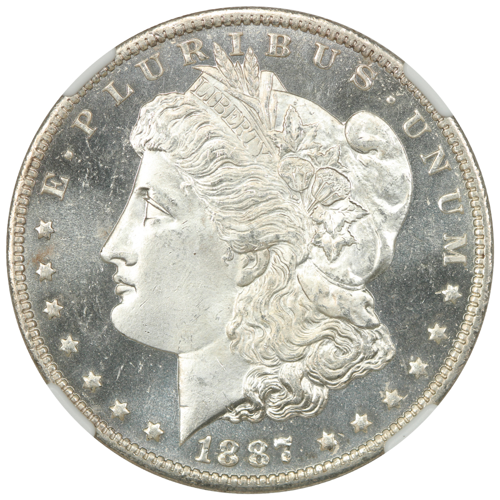 image for: 1887-O $1  NGC MS66 DMPL