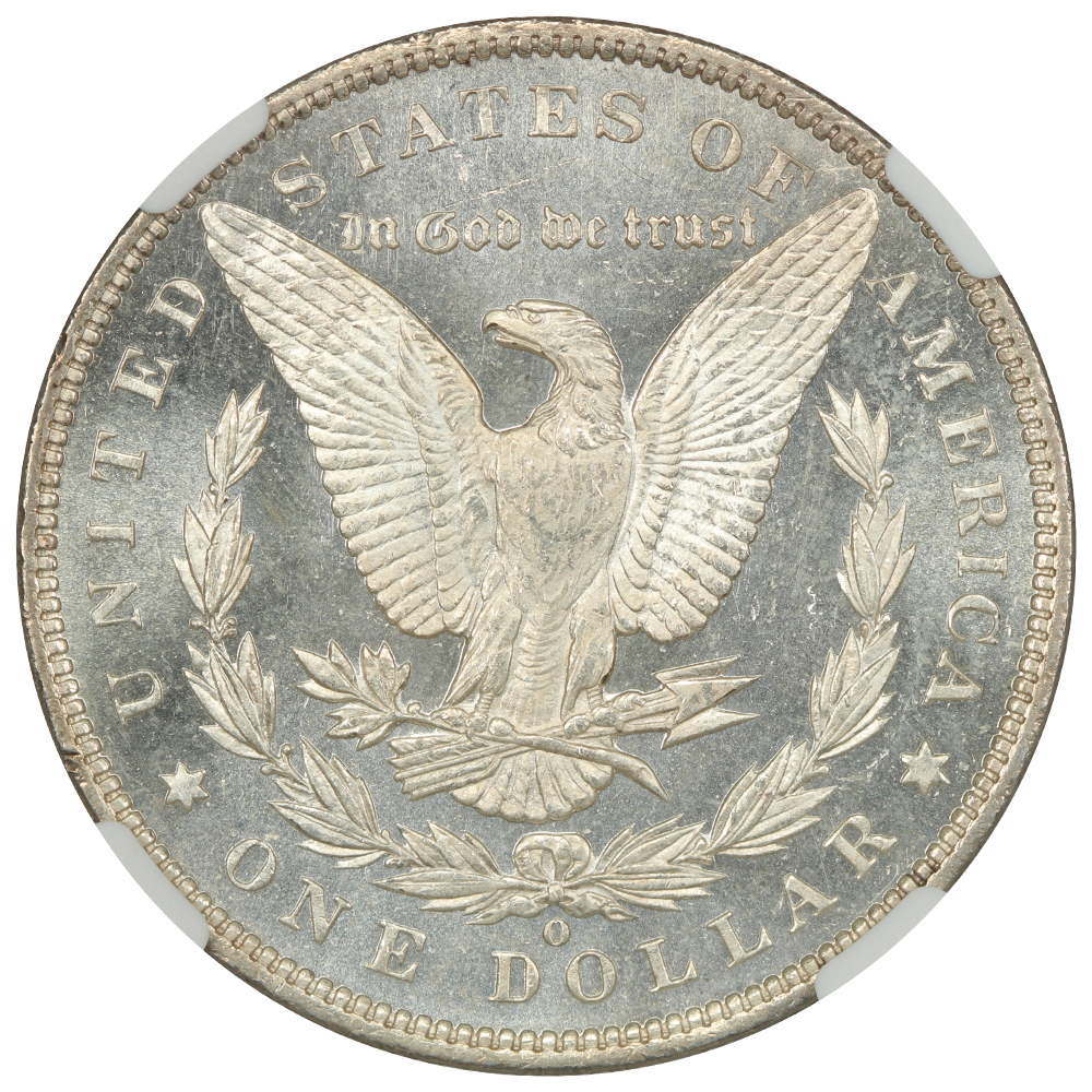 image for: 1887-O $1  NGC MS66 DMPL