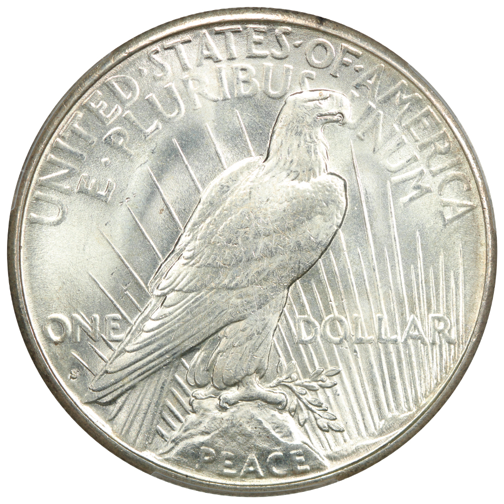 image for: 1922-S $1  PCGS MS66